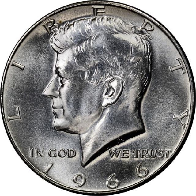 Монета Кеннеді Півдолара, ½ долара 1966, США, США