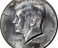Монета Кеннеді Півдолара, ½ долара 1966, США, США
