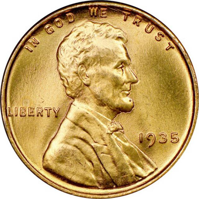 Монета Wheat Penny, Лінкольн, 1 цент 1935, США, США