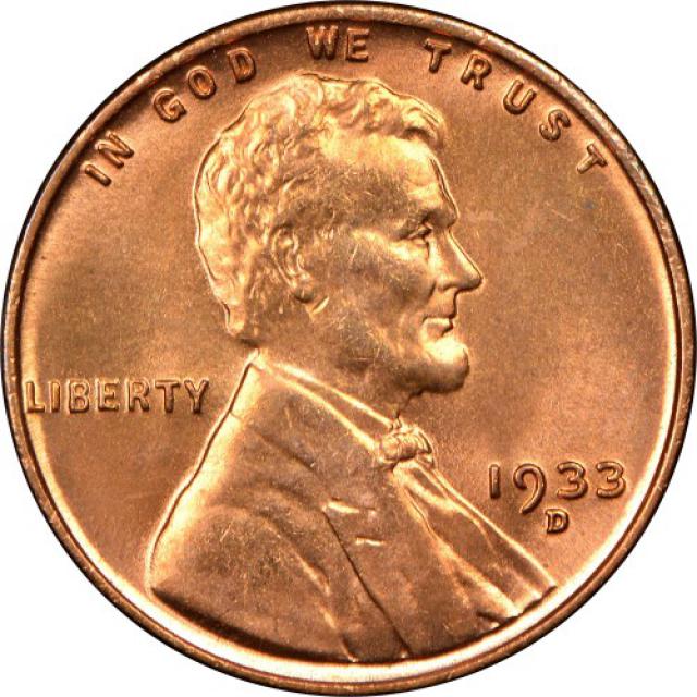 Монета Wheat Penny, Лінкольн, 1 цент 1933, США, США
