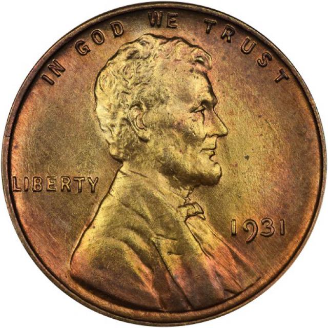 Монета Wheat Penny, Лінкольн, 1 цент 1931, США, США