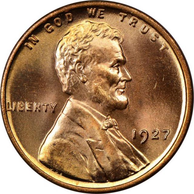 Монета Wheat Penny, Лінкольн, 1 цент 1927, США, США