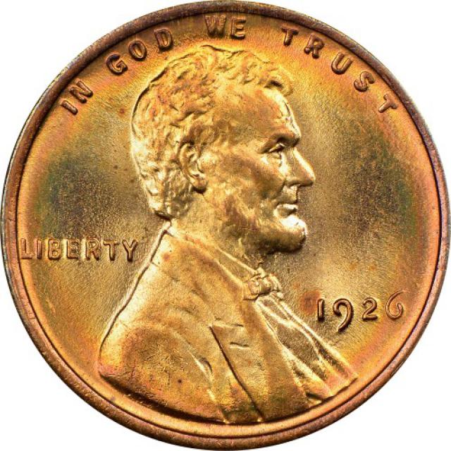 Монета Wheat Penny, Лінкольн, 1 цент 1926, США, США