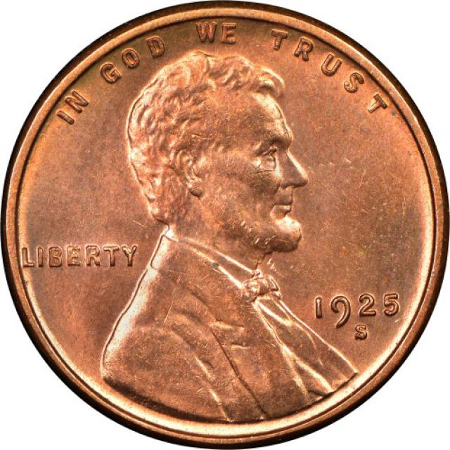 Монета Wheat Penny, Лінкольн, 1 цент 1925, США, США