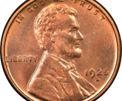 Монета Wheat Penny, Лінкольн, 1 цент 1925, США, США
