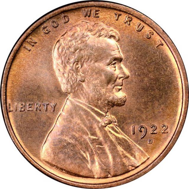 Монета Wheat Penny, Лінкольн, 1 цент 1922, США, США