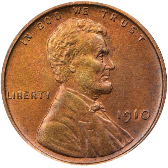 Монета Wheat Penny, Лінкольн, 1 цент 1910, США, США