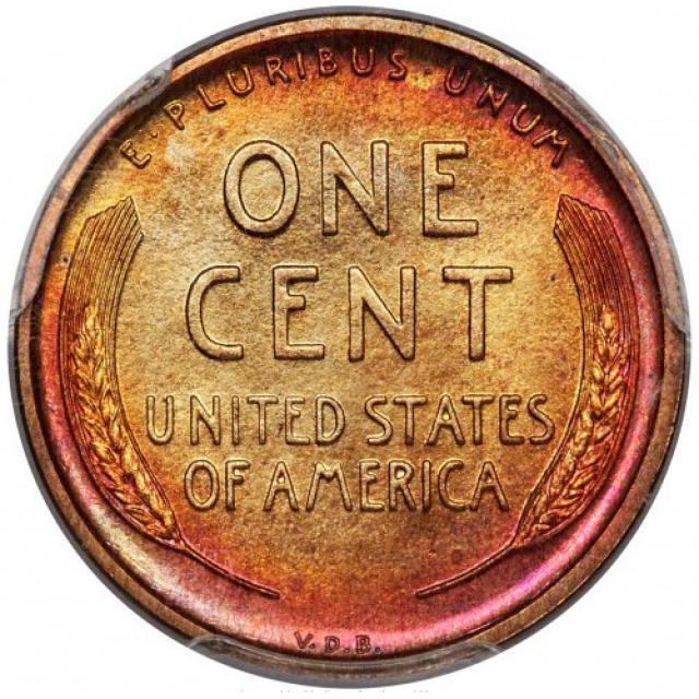 Монета Wheat Penny, Лінкольн, 1 цент 1909, США, США