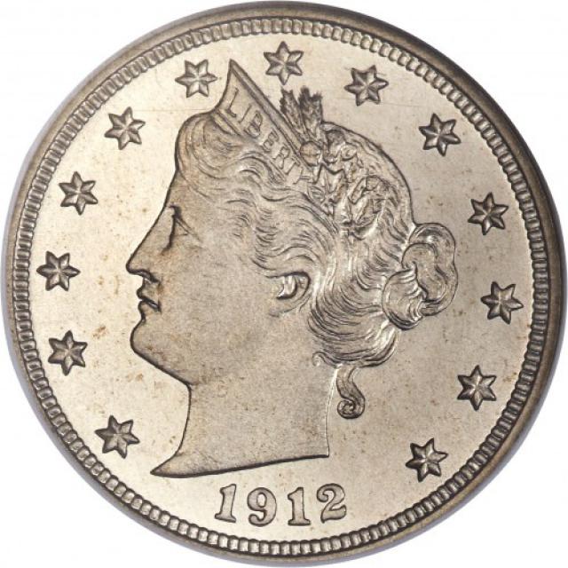 Монета Liberty Nickel, 5 центів 1912, США, США