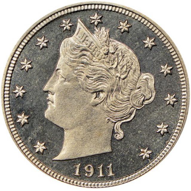 Монета Liberty Nickel, 5 центів 1911, США, США