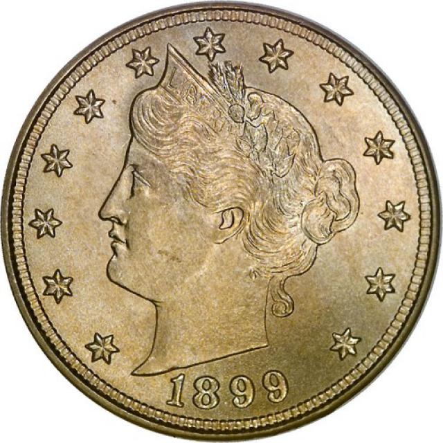 Монета Liberty Nickel, 5 центів 1899, США, США