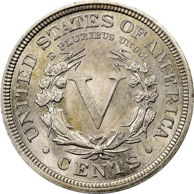 Монета Liberty Nickel, 5 центів 1896, США, США