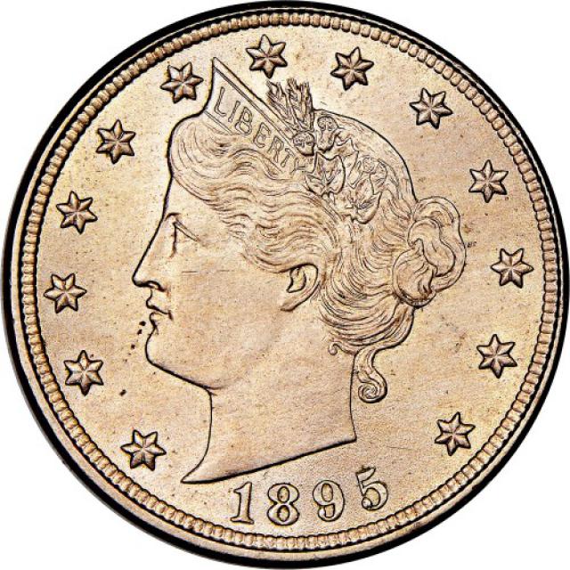 Монета Liberty Nickel, 5 центів 1895, США, США