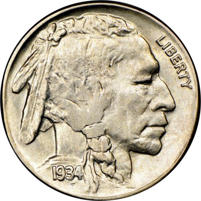 Монета Buffalo Nickel, 5 центів 1934, США, США