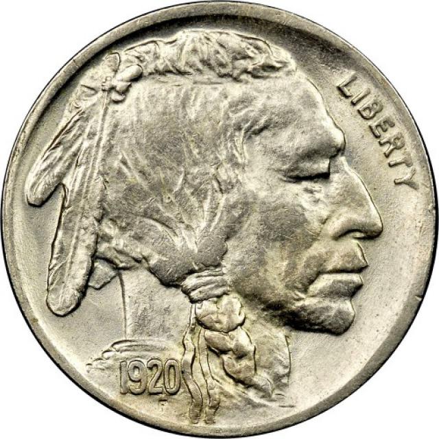 Монета Buffalo Nickel, 5 центів 1920, США, США