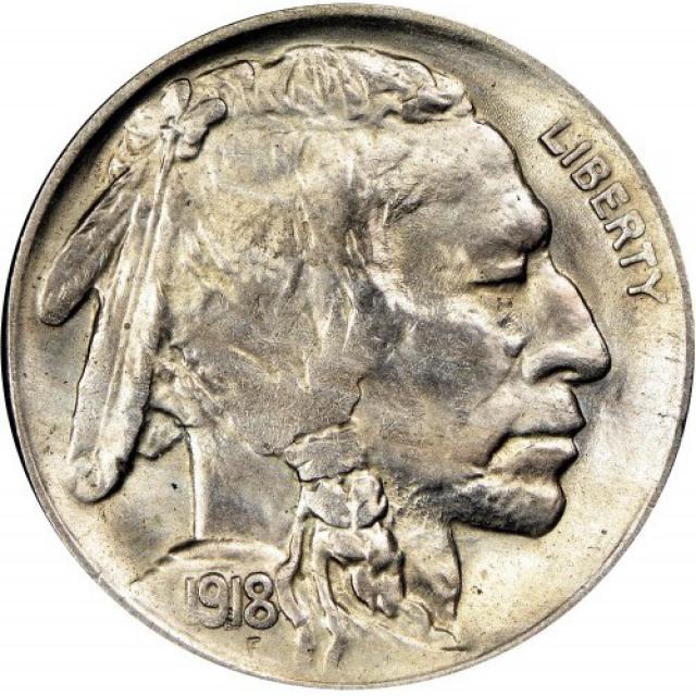 Монета Buffalo Nickel, 5 центів 1918, США, США