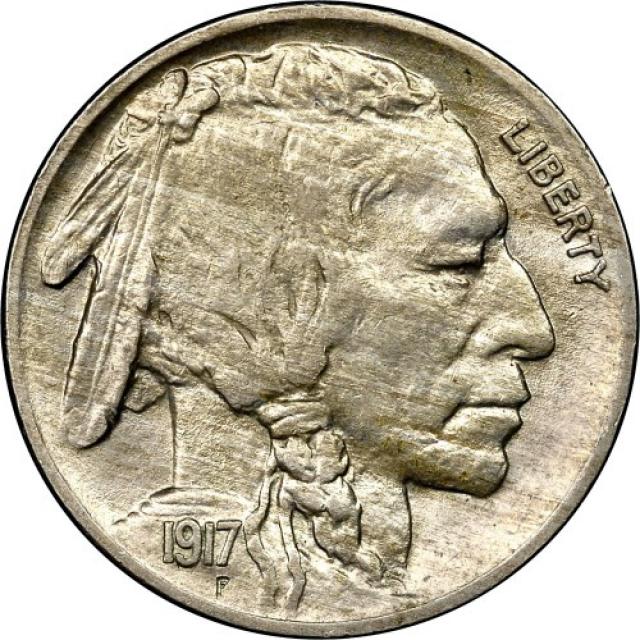 Монета Buffalo Nickel, 5 центів 1917, США, США