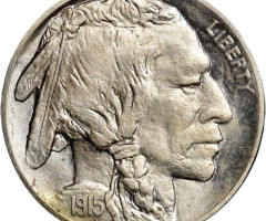 Монета Buffalo Nickel, 5 центів 1915, США, США