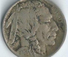 Монета Buffalo Nickel, 5 центів 1913, США, США