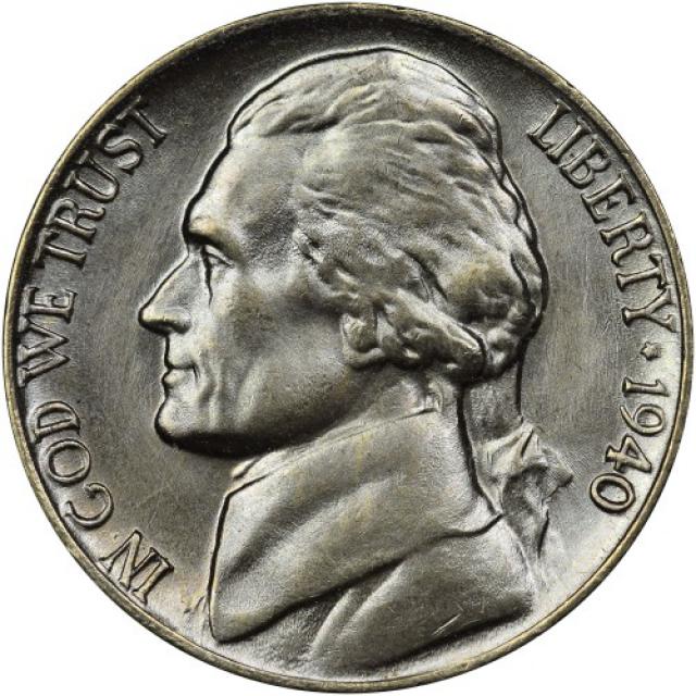 Монета Jefferson Nickel, 5 центів 1940, США, США