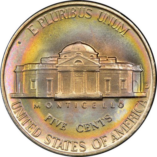 Монета Jefferson Nickel, 5 центів 1938, США, США