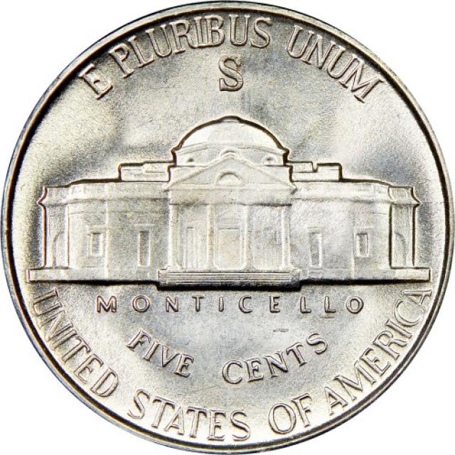 Монета Jefferson Nickel, 5 центів 1945, США, США