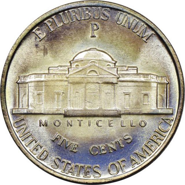 Монета Jefferson Nickel, 5 центів 1943, США, США