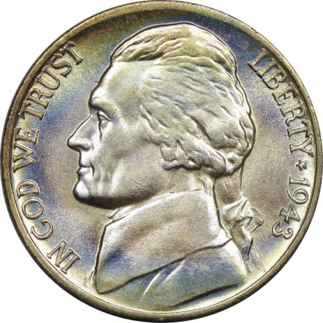 Монета Jefferson Nickel, 5 центів 1943, США, США
