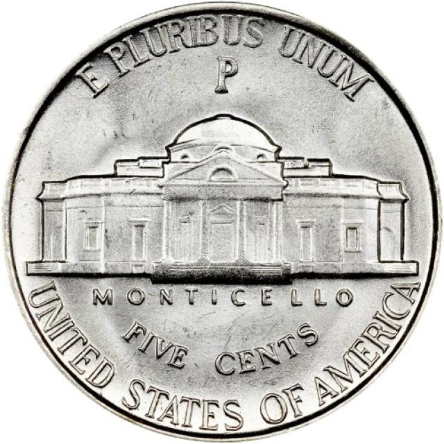 Монета Jefferson Nickel, 5 центів 1942, США, США