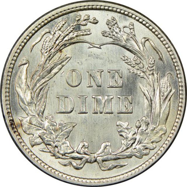 Монета Barber Dime, 1 дайм 1914, США, США