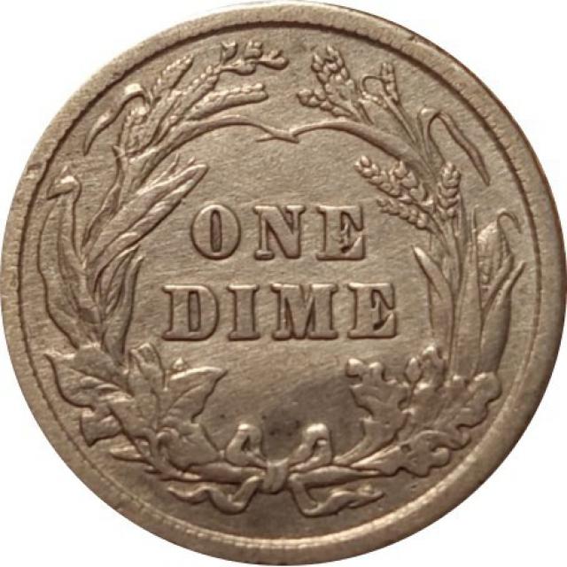 Монета Barber Dime, 1 дайм 1913, США, США