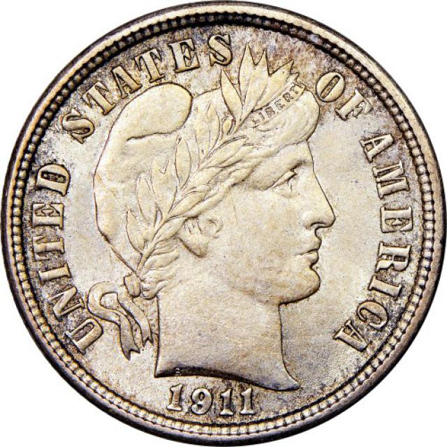 Монета Barber Dime, 1 дайм 1911, США, США