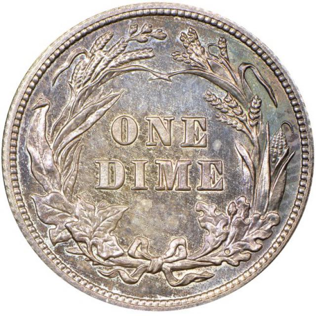 Монета Barber Dime, 1 дайм 1908, США, США