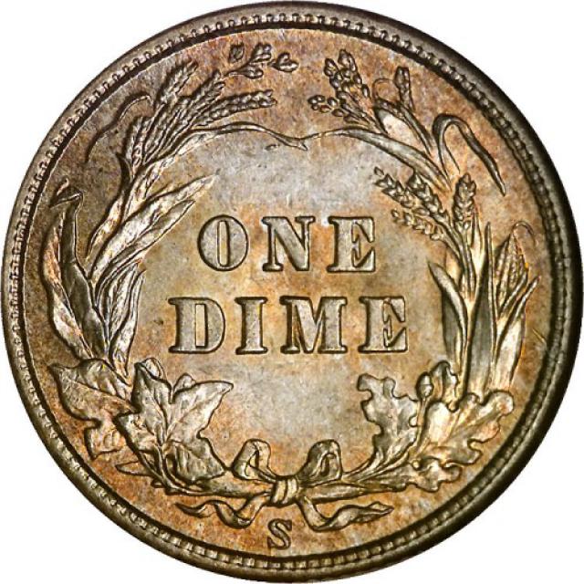 Монета Barber Dime, 1 дайм 1905, США, США