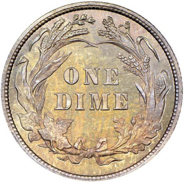 Монета Barber Dime, 1 дайм 1897, США, США