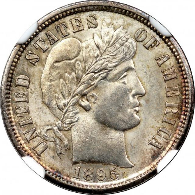 Монета Barber Dime, 1 дайм 1895, США, США