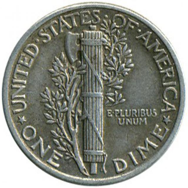 Монета Mercury Dime, 1 дайм 1941, США, США