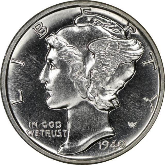 Монета Mercury Dime, 1 дайм 1940, США, США