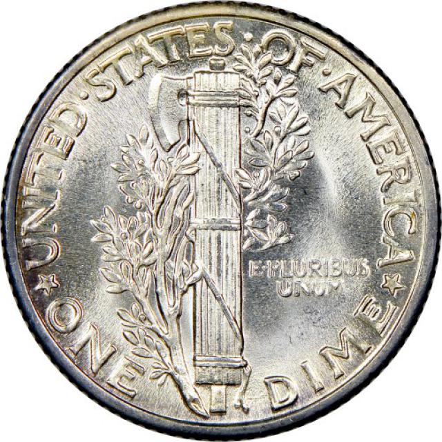 Монета Mercury Dime, 1 дайм 1938, США, США