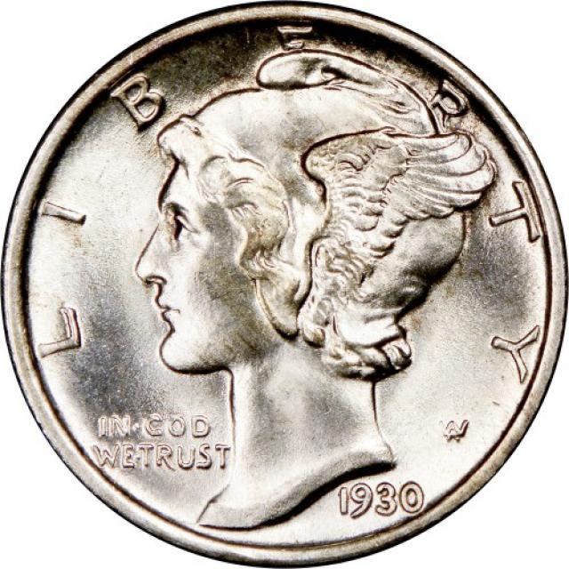 Монета Mercury Dime, 1 дайм 1930, США, США