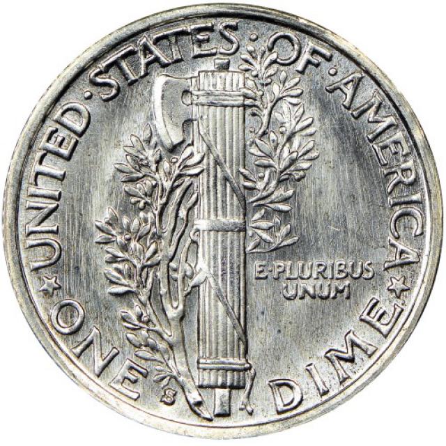 Монета Mercury Dime, 1 дайм 1929, США, США