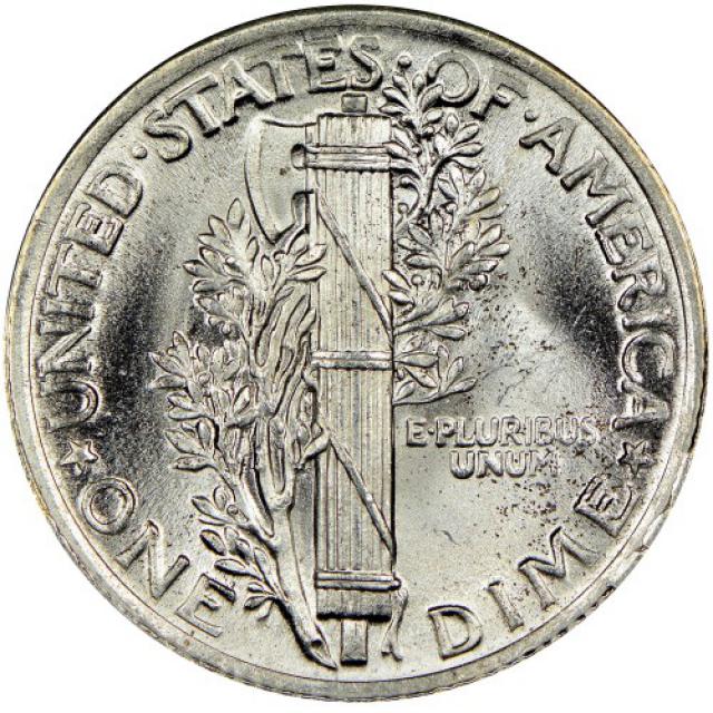 Монета Mercury Dime, 1 дайм 1921, США, США