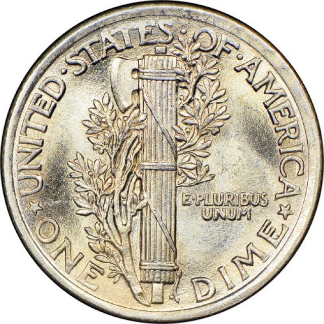 Монета Mercury Dime, 1 дайм 1917, США, США