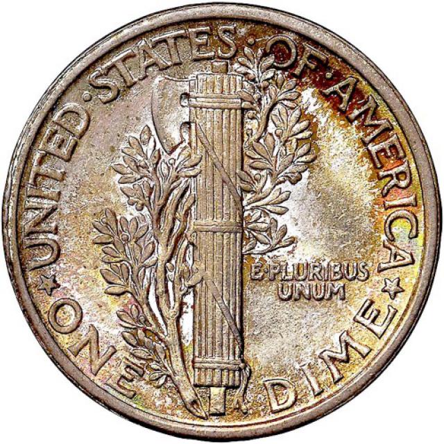 Монета Mercury Dime, 1 дайм 1916, США, США