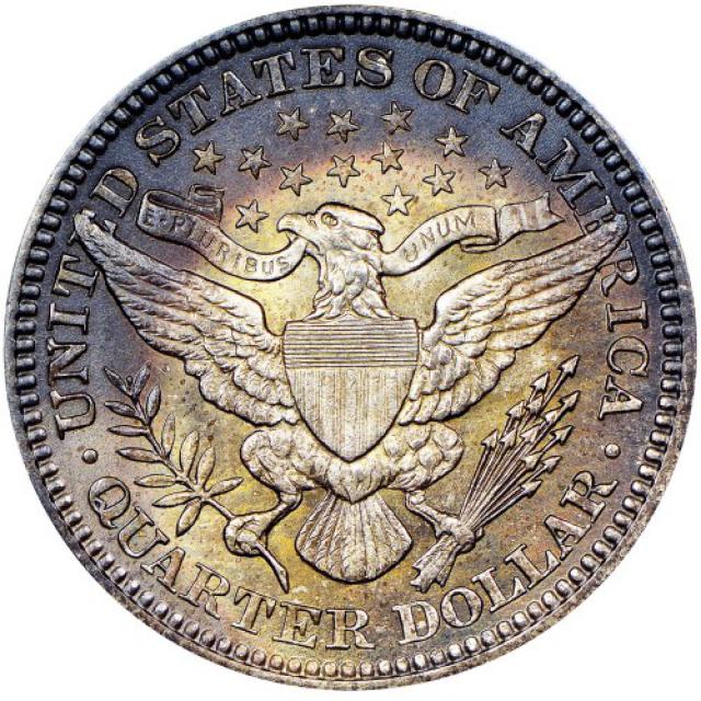 Монета Barber Quarter, ¼ долара 1912, США, США