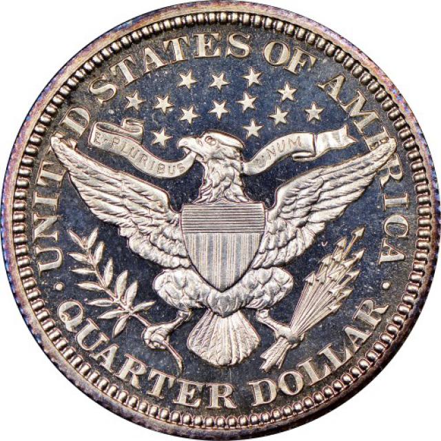 Монета Barber Quarter, ¼ долара 1907, США, США