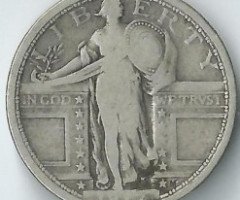 Монета Standing Liberty Quarter, ¼ долара 1917, США, США