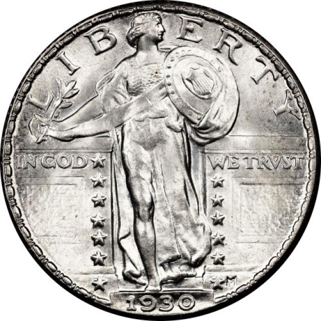 Монета Standing Liberty Quarter, ¼ долара 1930, США, США