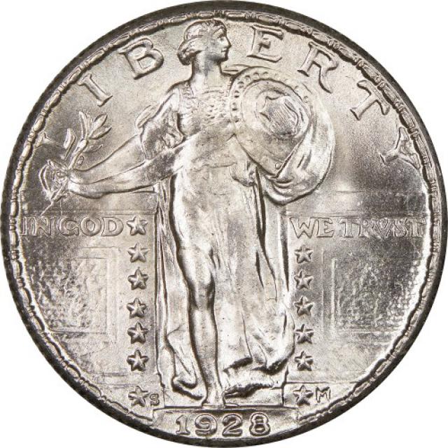 Монета Standing Liberty Quarter, ¼ долара 1928, США, США