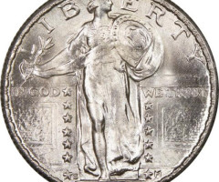 Монета Standing Liberty Quarter, ¼ долара 1928, США, США